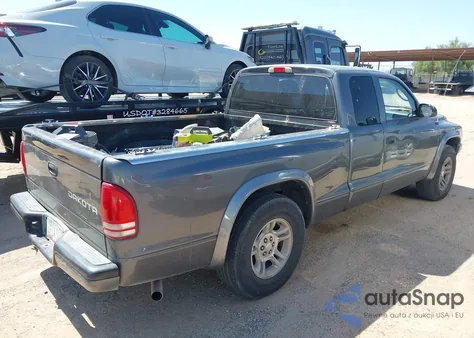 2004 Dodge Dakota Sport из США, поврежденный, VIN 1D7GL32KX4S625995